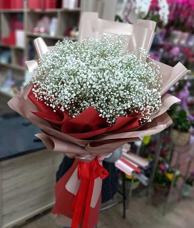 Букет цветов из: Гипсофила в Верее