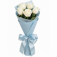 Букет 5 Белых роз Проуд #REPLACE_PRED# Верее