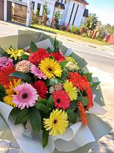 Букет цветов из:  Герберы #REPLACE_PRED# Верее