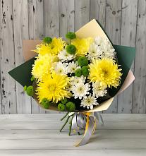 Букет цветов из:  Хризантемы #REPLACE_PRED# Верее