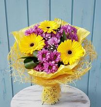 Букет цветов из:  Хризантемы и Герберы в Верее
