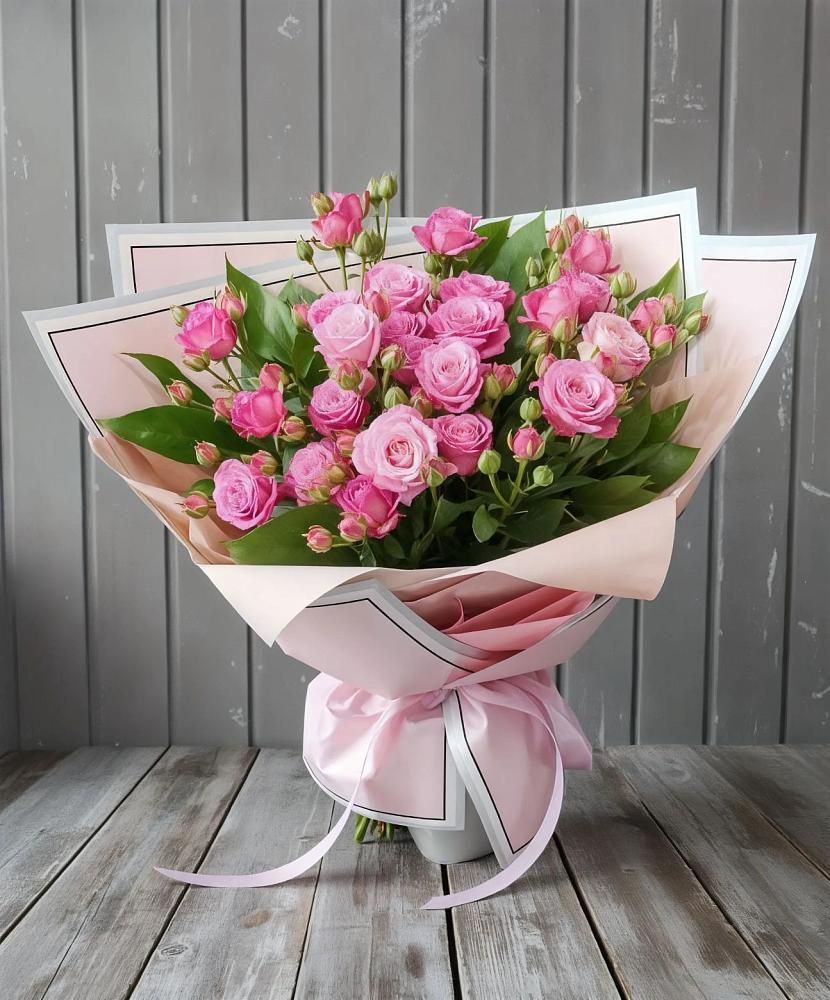 Букет Розовый кустик в Верее