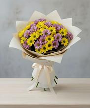 Букет цветов из:  Хризантемы #REPLACE_PRED# Верее