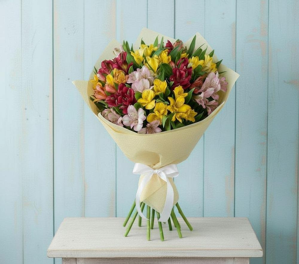 Букет цветов из: Альстромерии в Верее